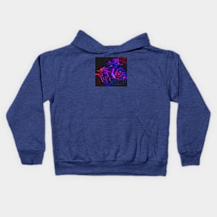 Neon Capricorn Kids Hoodie